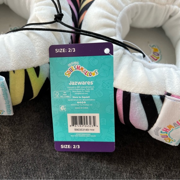 NWT Squishmallows Girls Plush Full-Body Step-In Slipper Size 2/3 - Picture 3 of 8